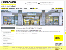 Tablet Screenshot of kaercher-center-mueller.com